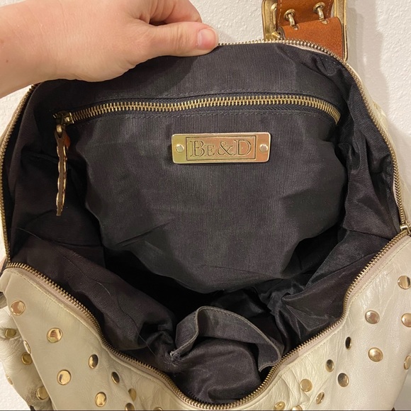 Authentic Be & D Garbo studded leather bag - Picture 4 of 10